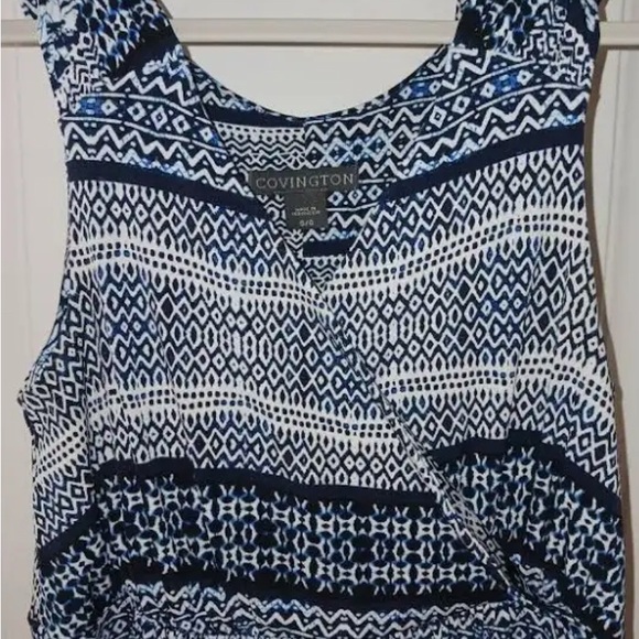 Covington Black and White Maxi Sundress - Picture 10 of 12